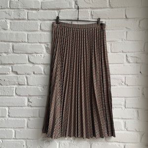 Superdry Check Pleated Midi Skirt